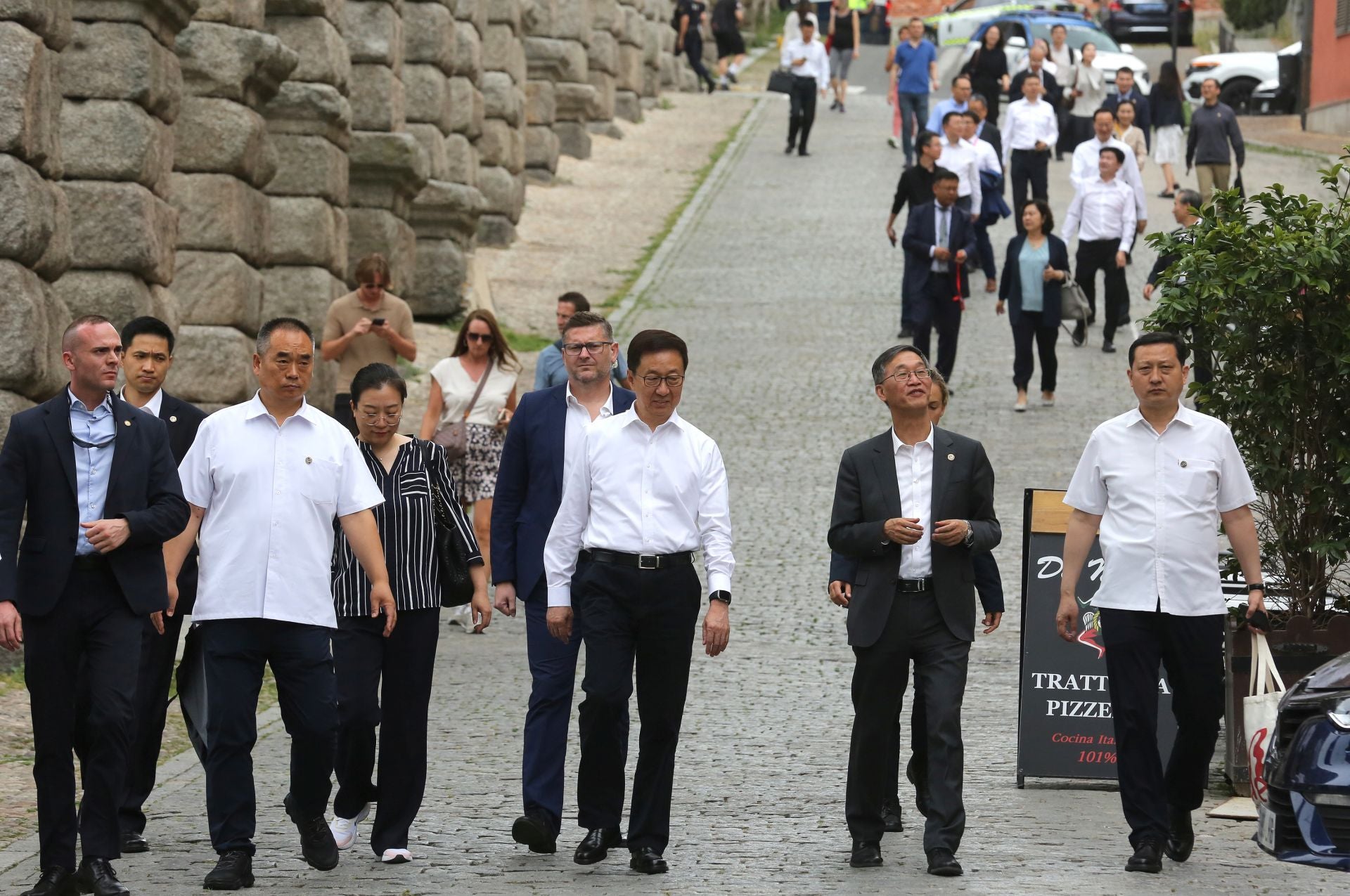 Fotos de la visita del vicepresidente de China a Segovia