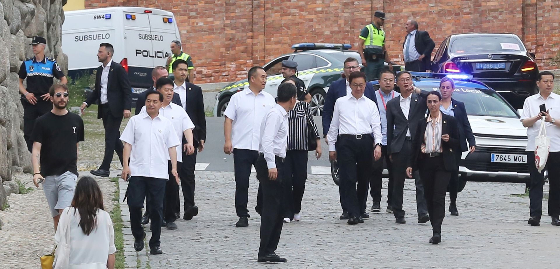 Fotos de la visita del vicepresidente de China a Segovia