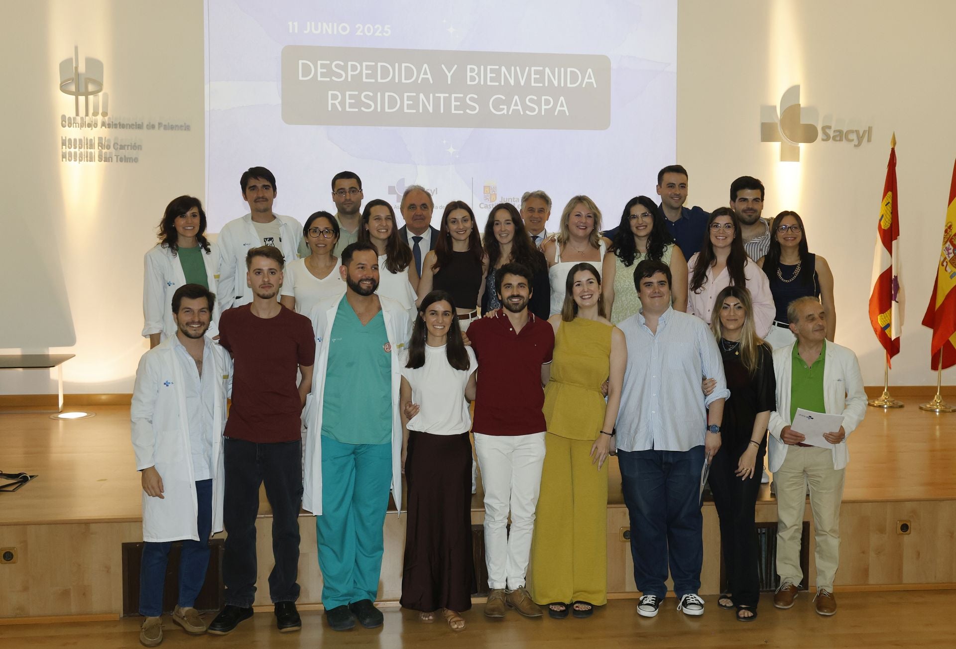 Los residentes cruzan sus caminos en el hospital de Palencia