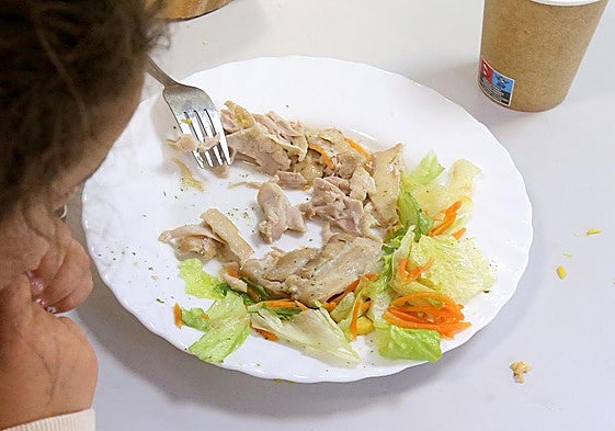Imagen de archivo de un comedor escolar.