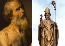 San Onofre de Egipto y San Esquilo.