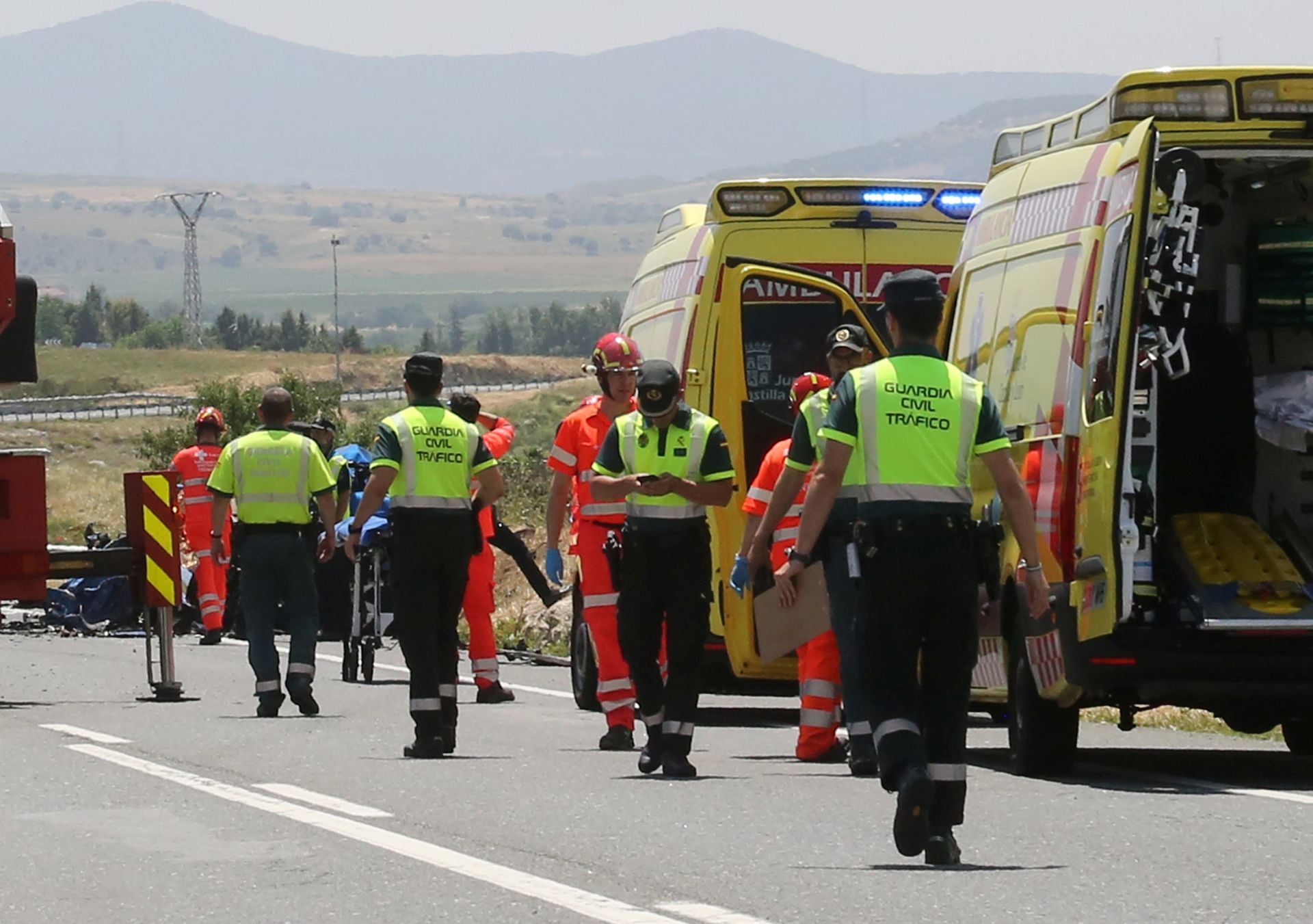 Fotos del accidente mortal en Segovia