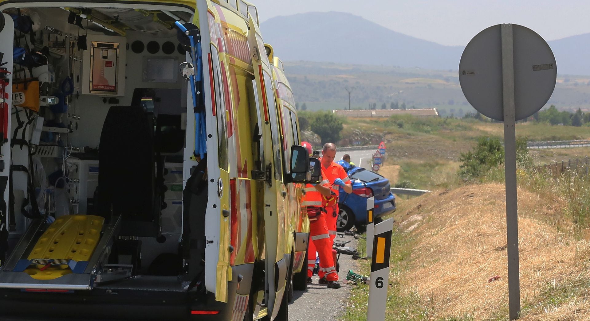 Fotos del accidente mortal en Segovia