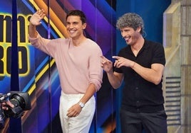 Álex González y Antonio Pagudo en 'El Hormiguero'.