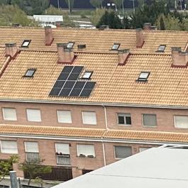 Las placas solares en las viviendas
