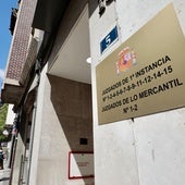 Exterior del Juzgado de Primera Instancia número 12 de Valladolid.