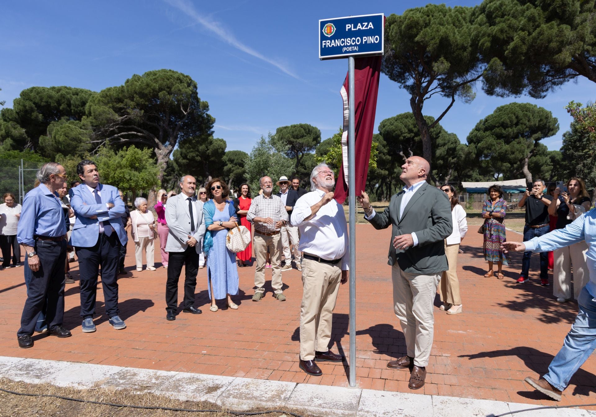 El homenaje de Valladolid a Francisco Pino, en imágenes