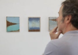 Imágenes de las obras de Manuel Velasco, expuestas en la galería Javier Silva de Valladolid