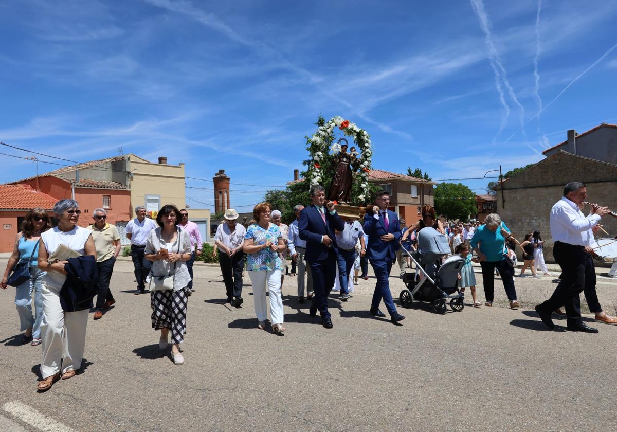 Procesión este viernes en Soto de Cerrato.