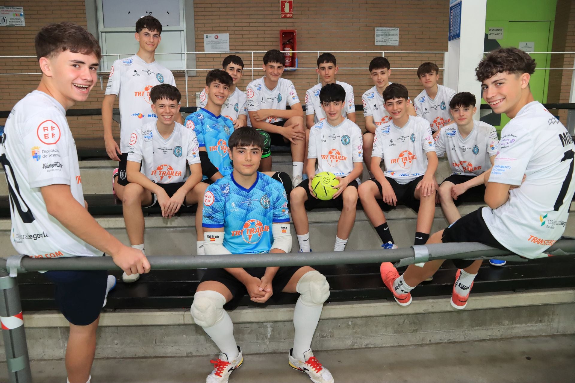 Equipo cadete del CD San Cristóbal.