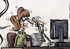 La viñeta de Sansón: 'Afiliados a borde de un ataque de nervios'