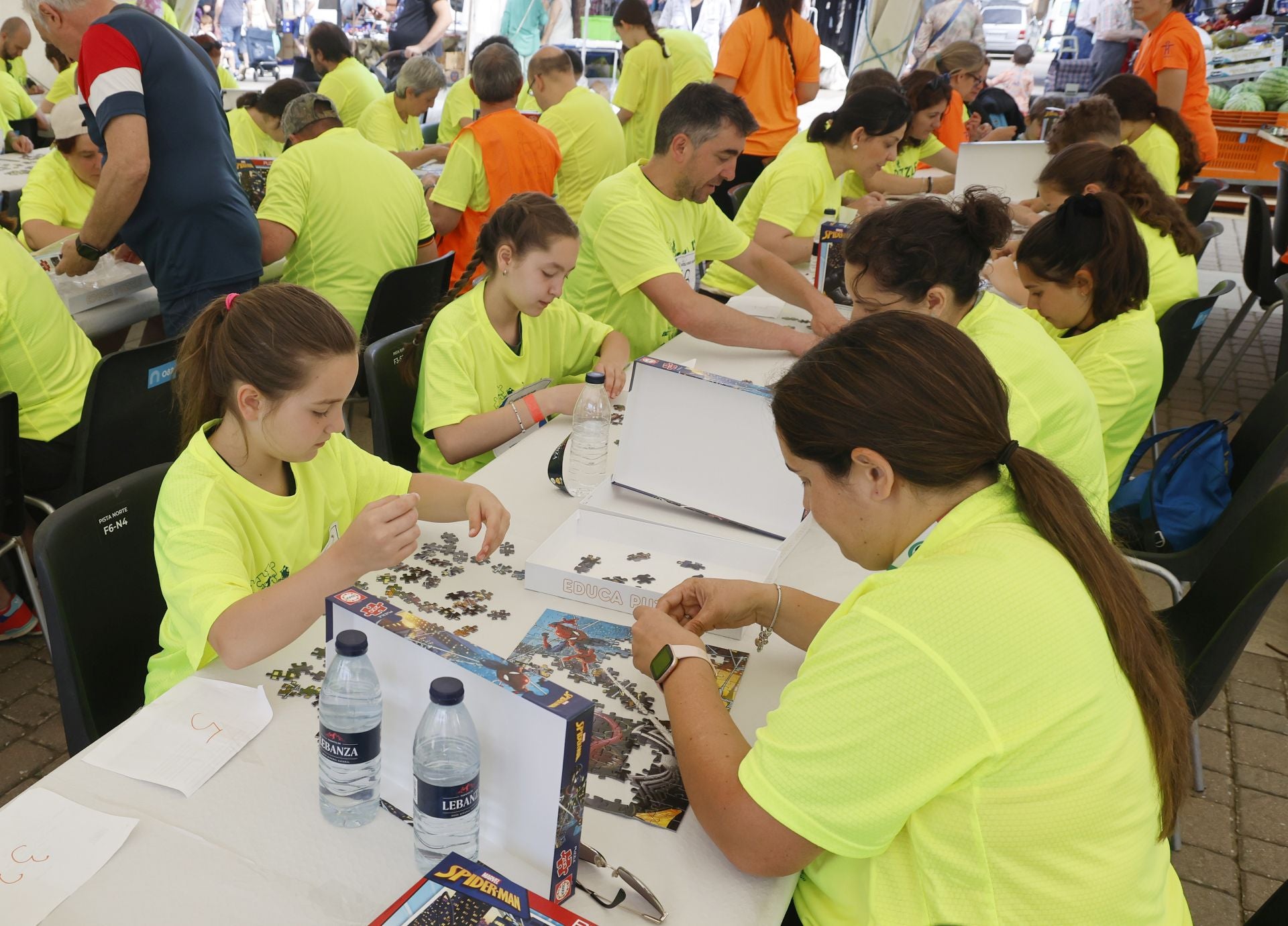 Participantes en el Puzzle-Cross de Paredes de Nava.