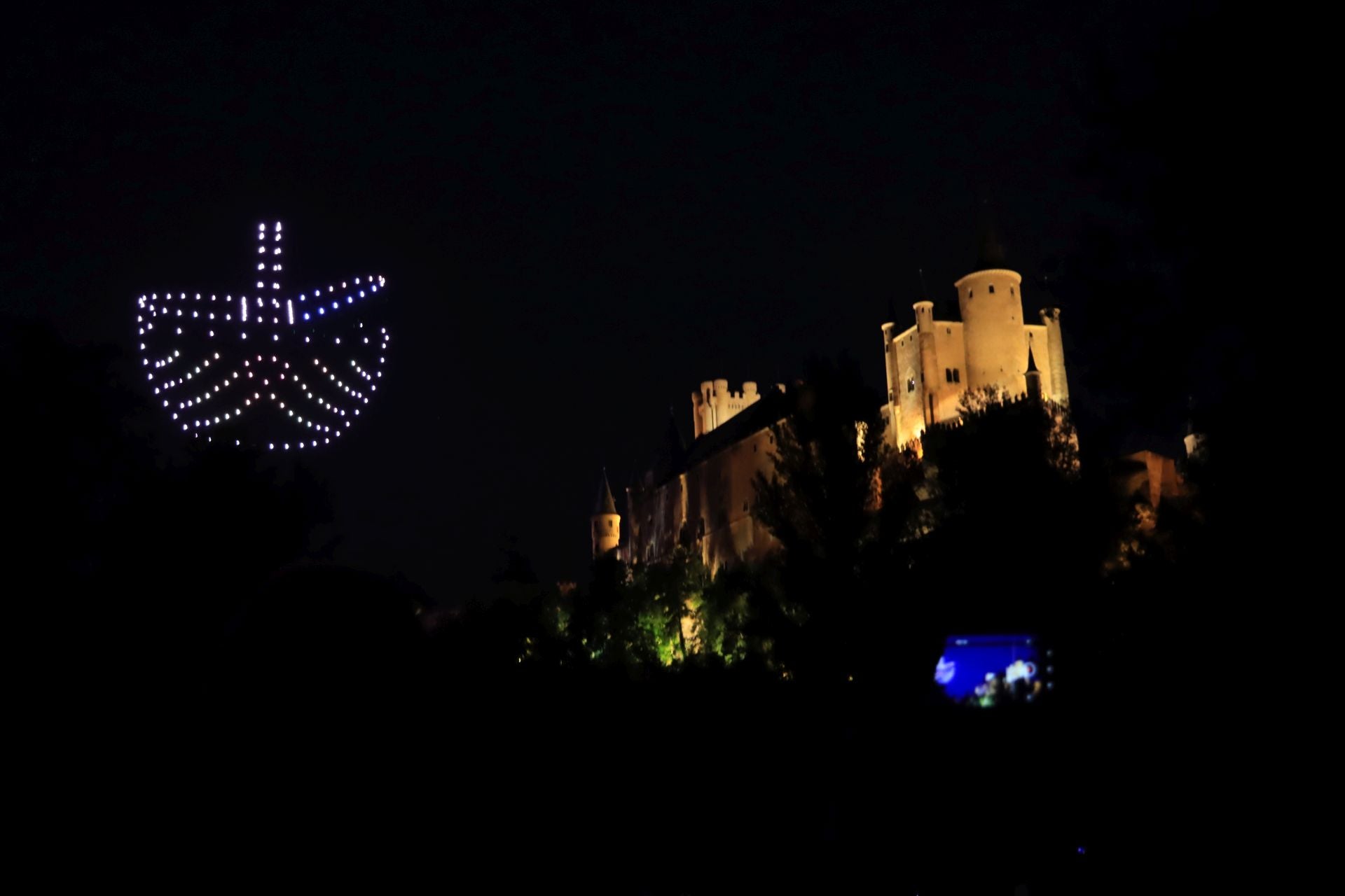 El espectáculo de drones por el Picnic Day, en imágenes
