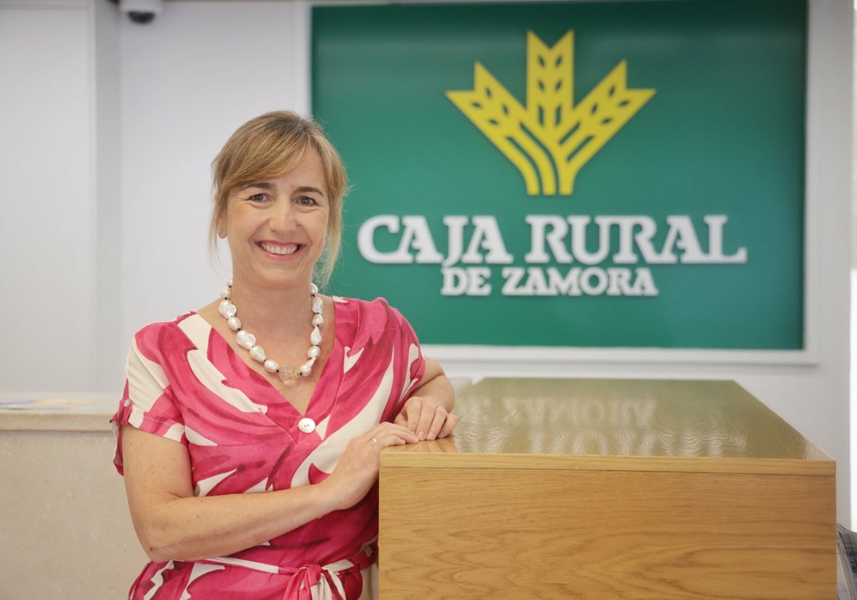Paloma Villar, jefa de zona Valladolid Caja Rural de Zamora