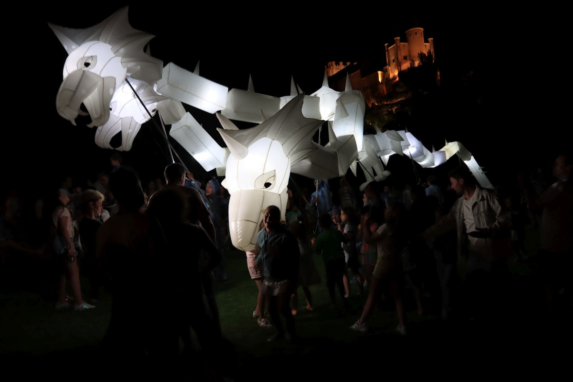 El espectáculo de drones por el Picnic Day, en imágenes