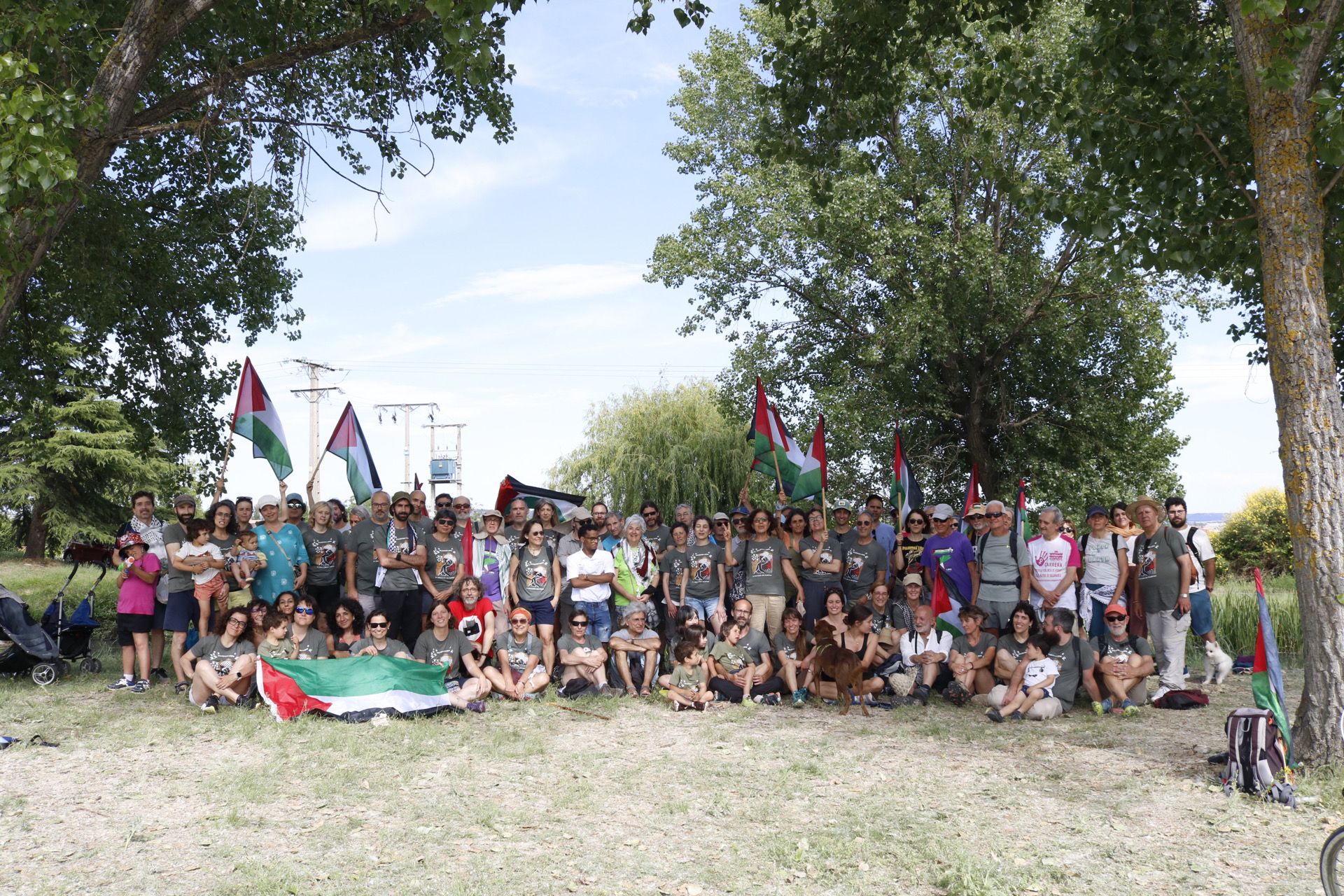 La marcha contra la masacre en Gaza, en imágenes