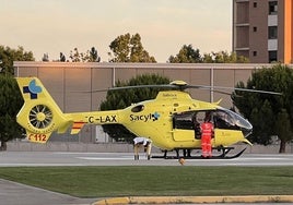 Imagen de archivo del helicoptero del Sacyl.