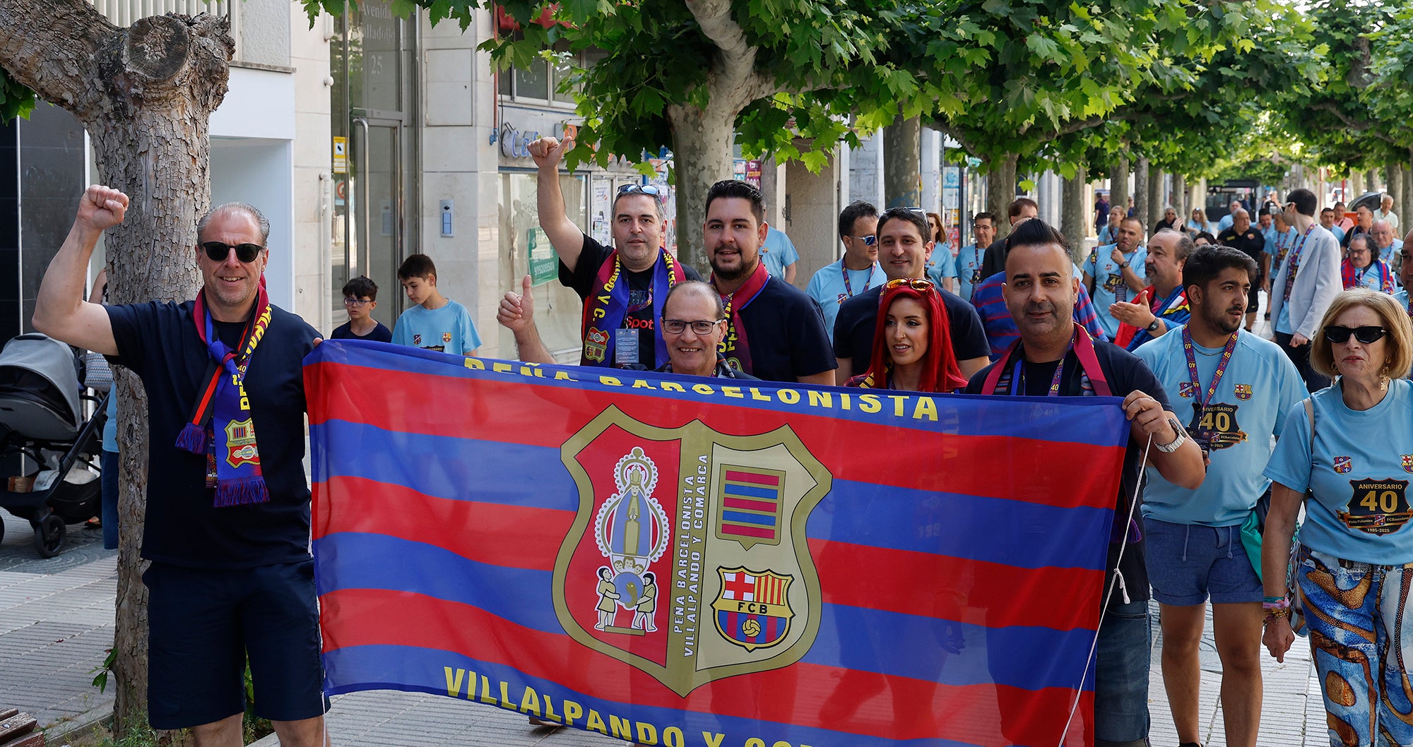 Cuarenta años de barcelonismo en Palencia