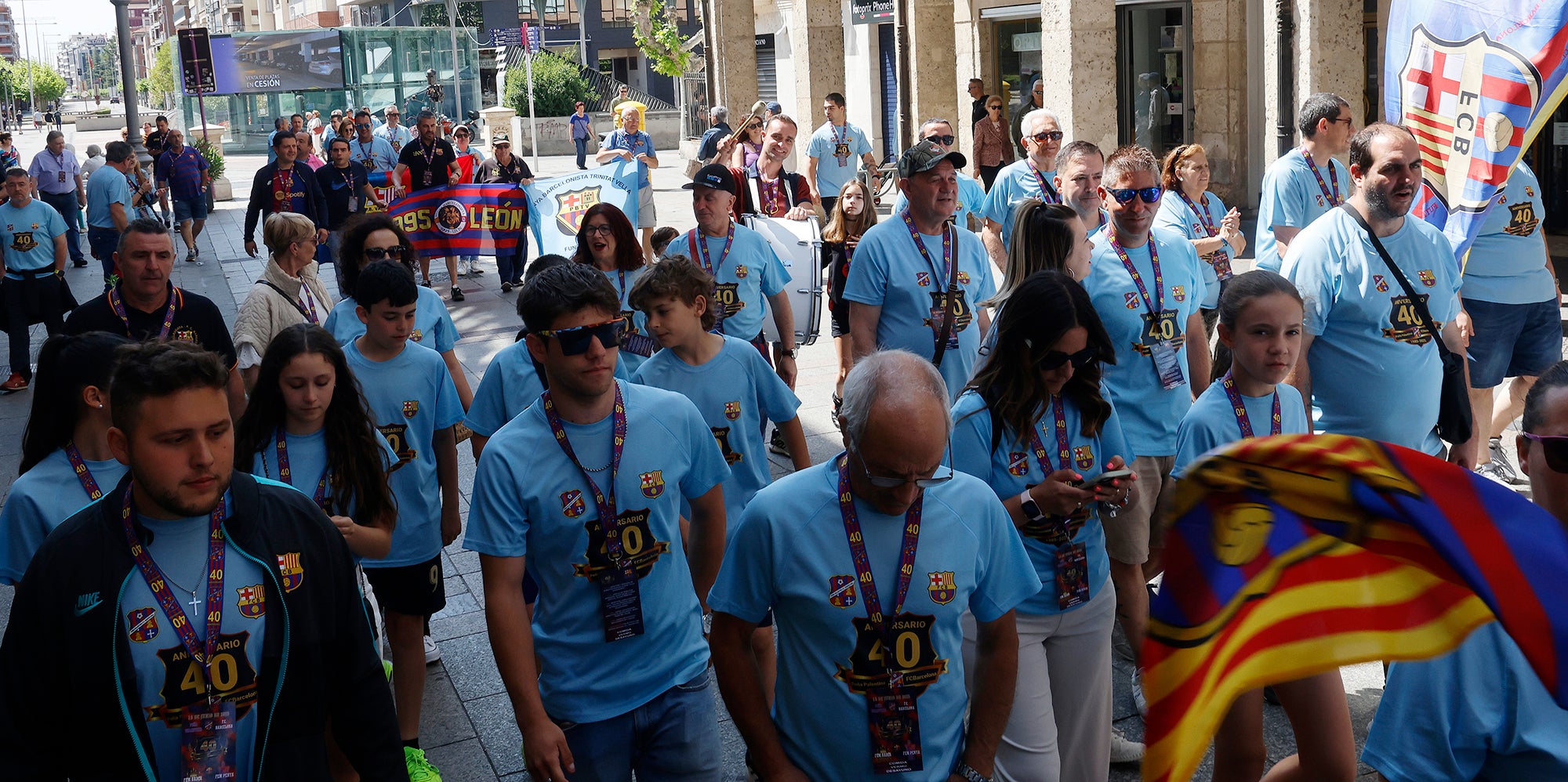 Cuarenta años de barcelonismo en Palencia