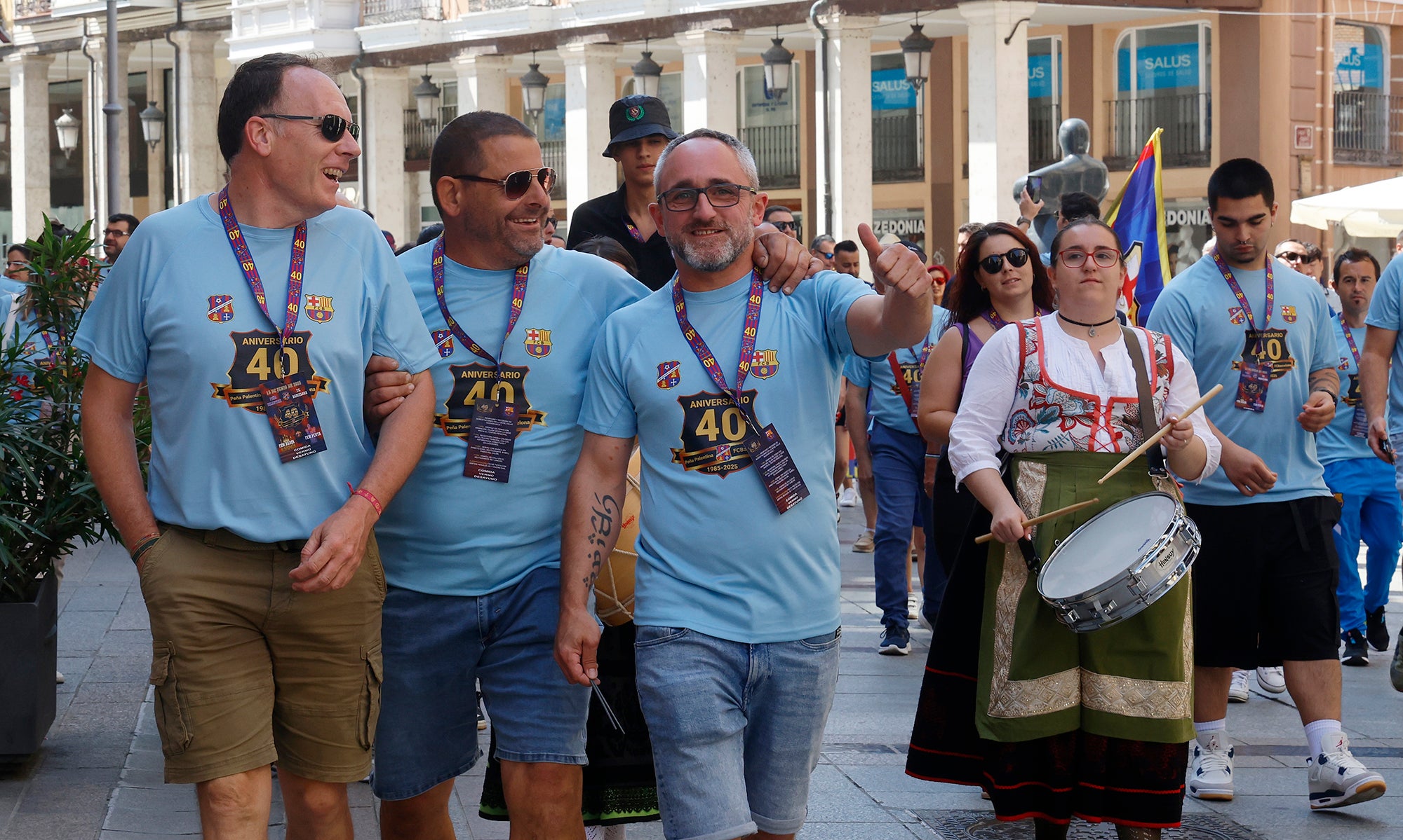 Cuarenta años de barcelonismo en Palencia