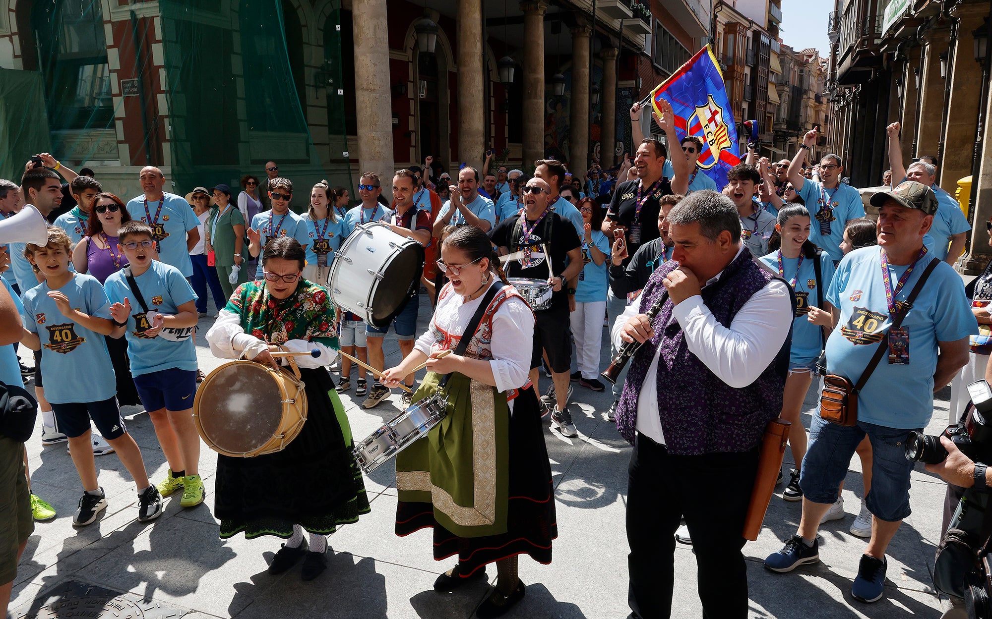 Cuarenta años de barcelonismo en Palencia