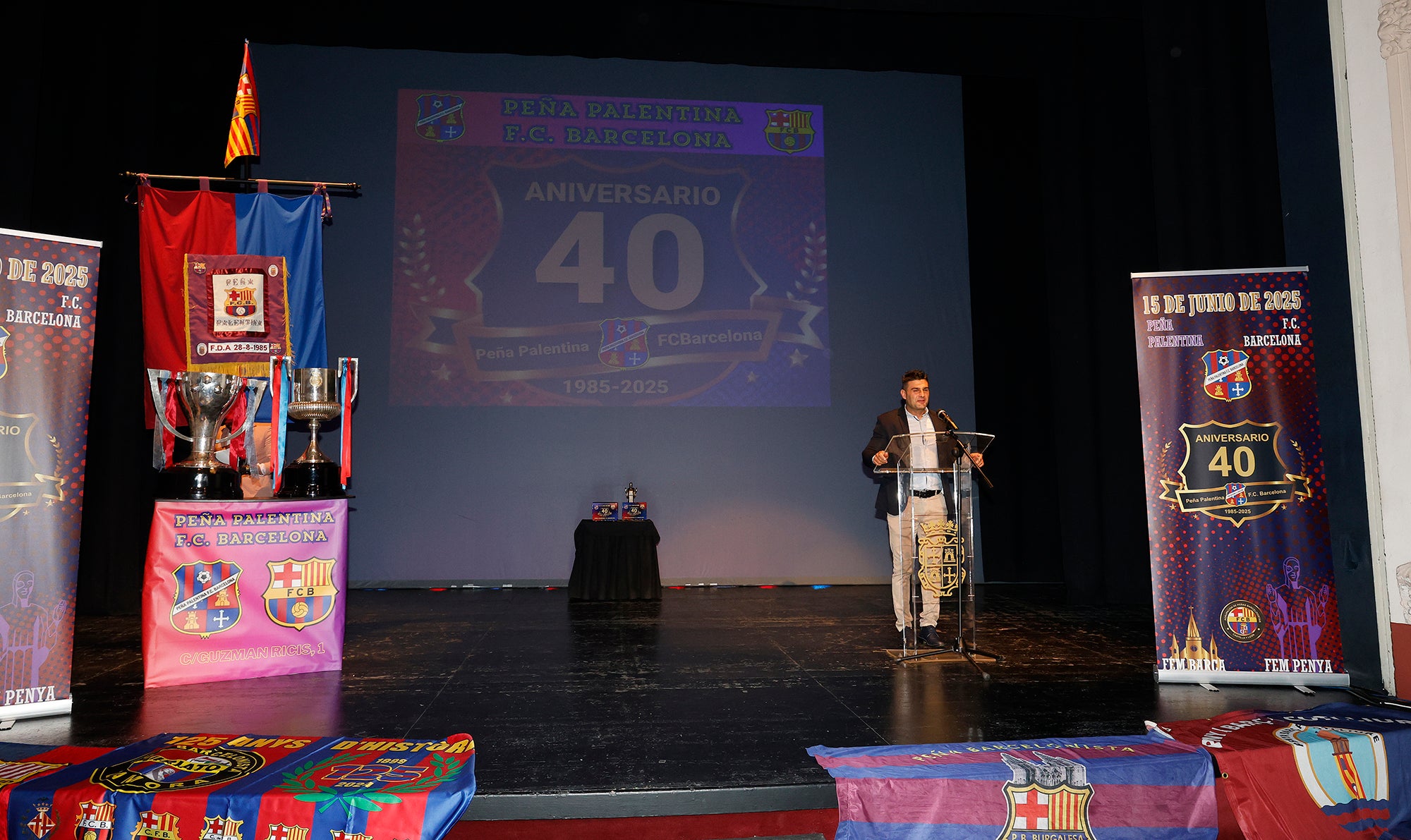 Cuarenta años de barcelonismo en Palencia