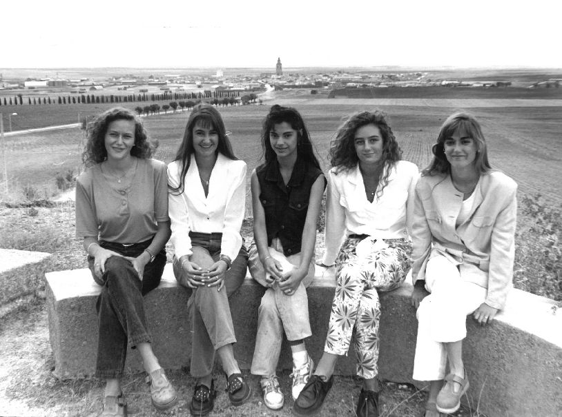 Las reinas de las fiestas de 1992.