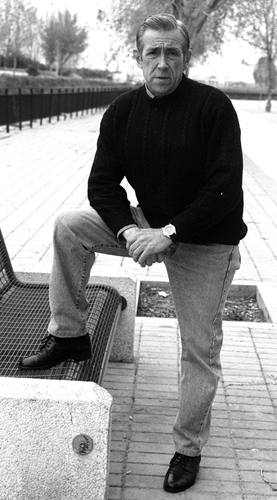 Camilo Rodríguez, subastero de Nava del Rey. 8 de abril de 2001.