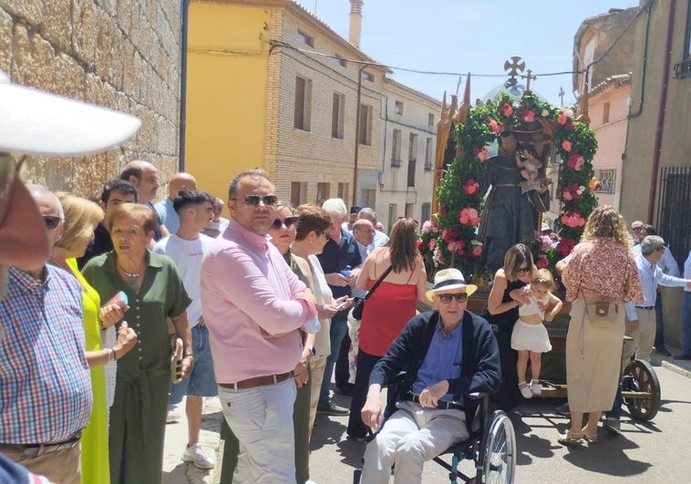 Castrillo de Don Juan se rinde a San Antonio de Padua