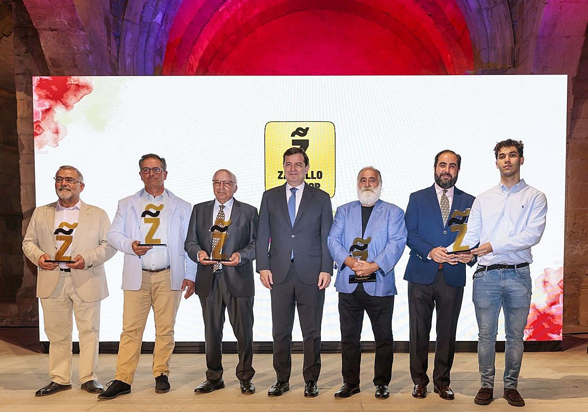 Mañueco, en la entrega de los Premios Zarcillo en Segovia.