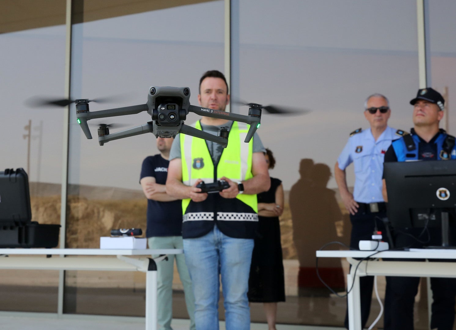 Presentación de los drones de la Policía Local