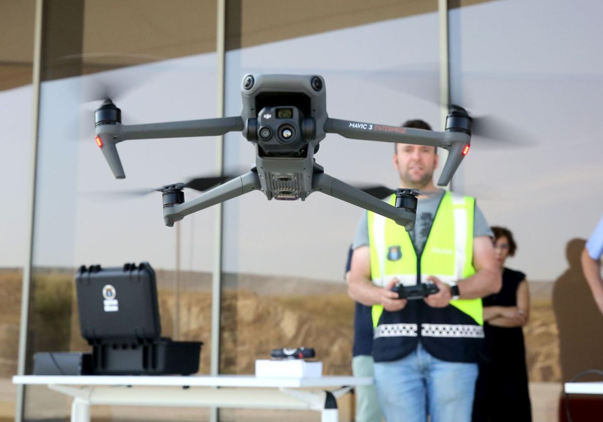 Fotos de los nuevos drones de la Policía Local de Segovia