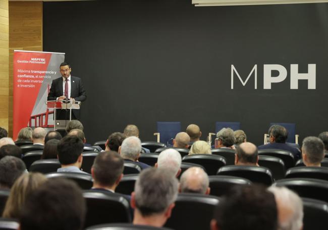 José Mª Romero, director general territorial Centro de Mapfre durante su intervención