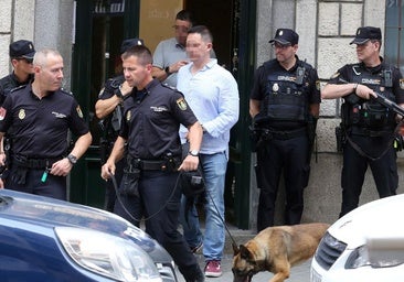 Un detenido en una operación de la Policía Nacional en el centro de Segovia