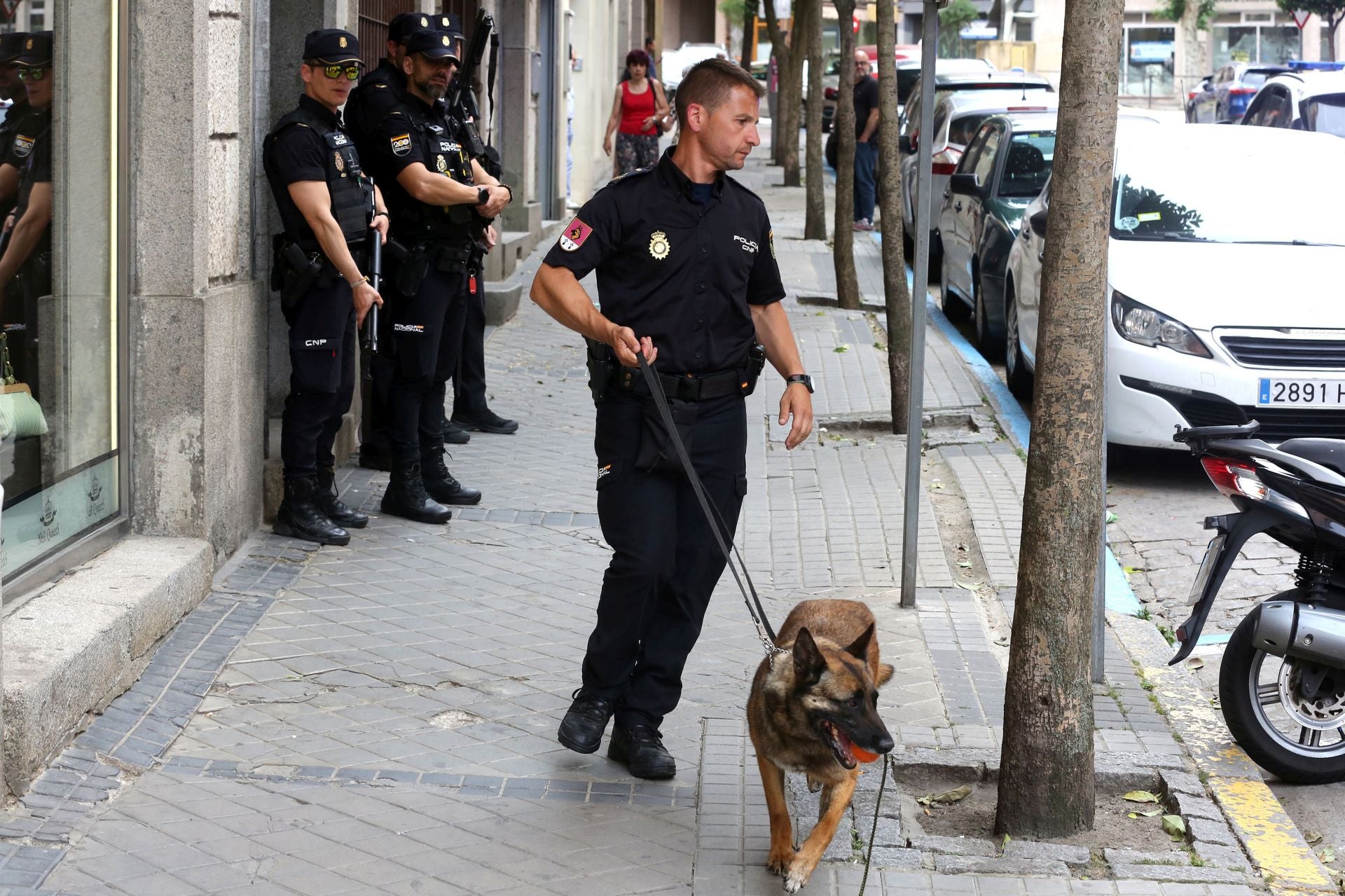 Fotos de la operación policial en Segovia