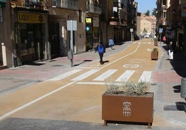 El bulevar peatonal de la calle Blanca de Silos, proyecto de fondos europeos más costoso ejecutado en 2024.