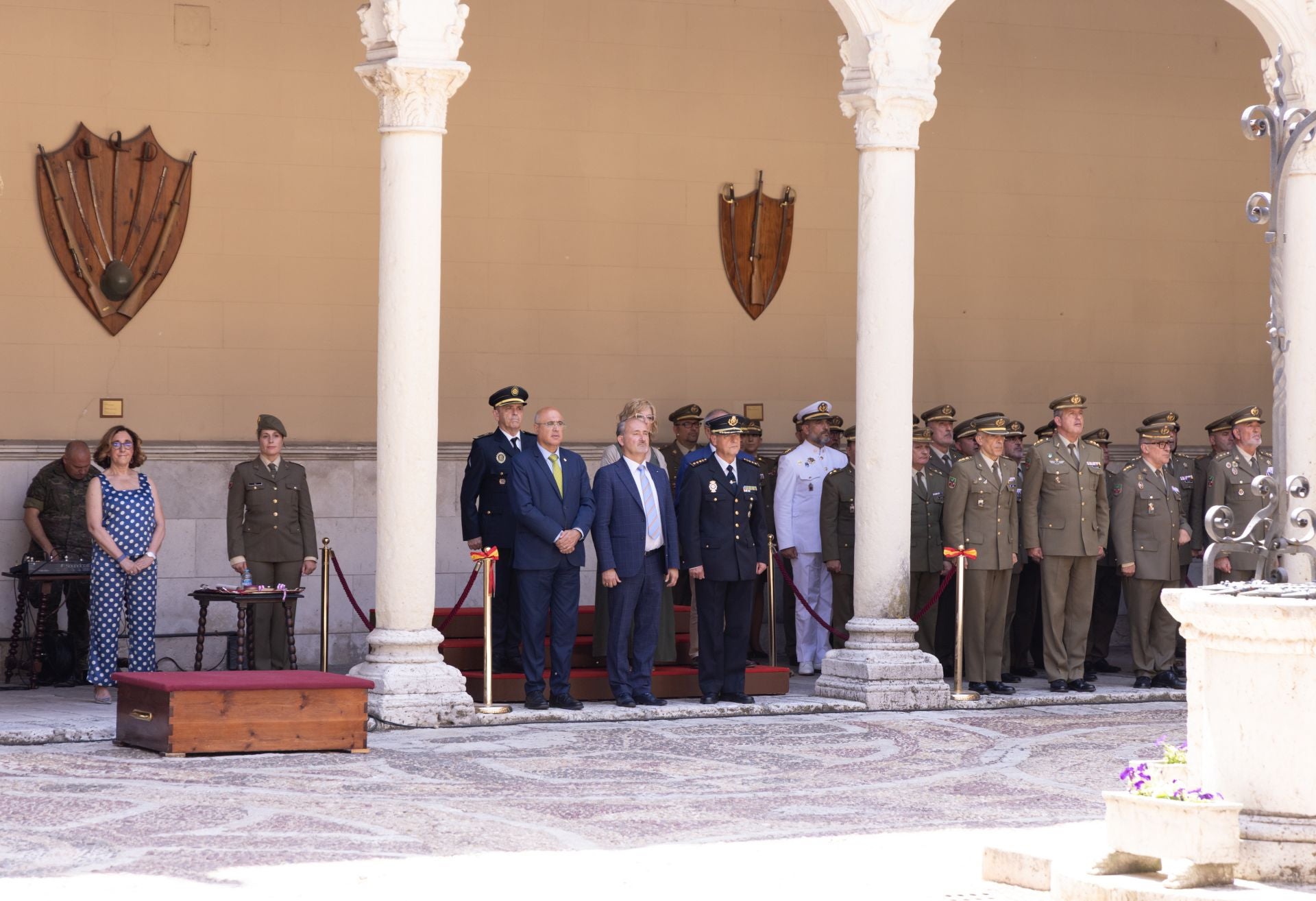 Las imágenes del acto militar en el Palacio Real de Valladolid