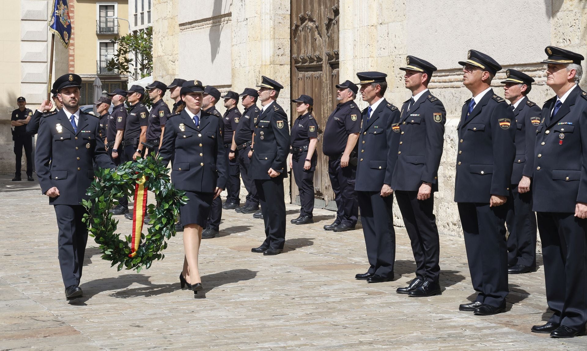 La Policía Nacional de Palencia rinde homenaje a las víctimas del terrorismo