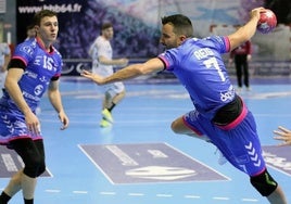 Edu Reig, durante un partido de la pasada temporada.