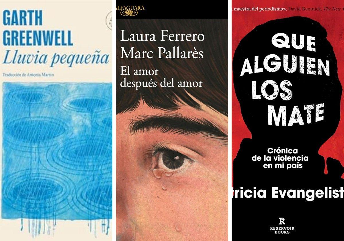 Portadas de los libros de la semana.