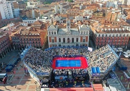 La Plaza Mayor de Valladolid se convierte en un escenario único.