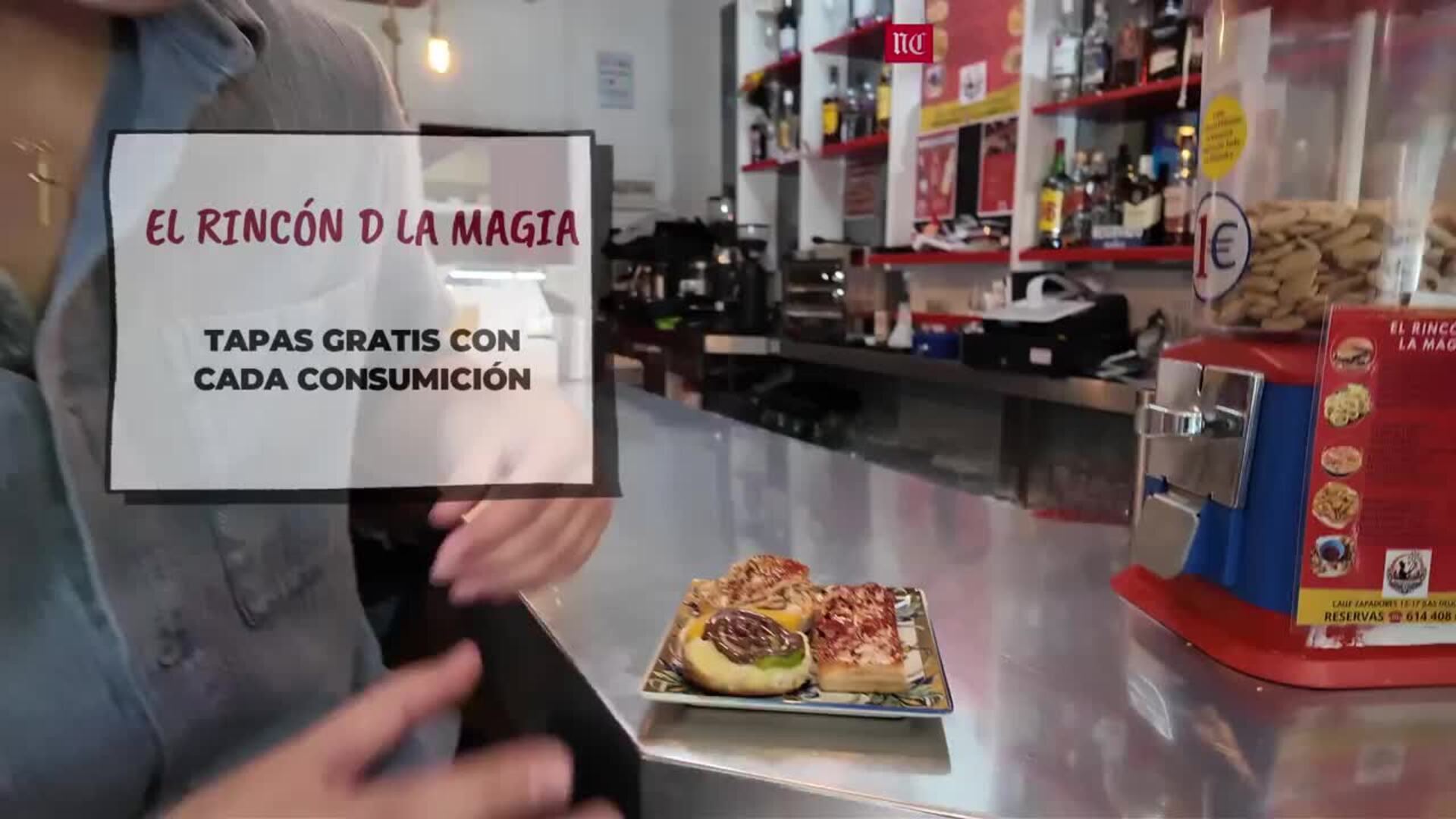 Tapas con un toque de magia en un bar de las Delicias