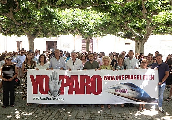 Protesta en Zamora el pasado día 17.