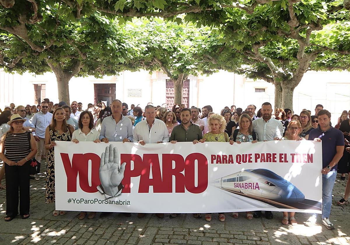 Protesta en Zamora el pasado día 17.