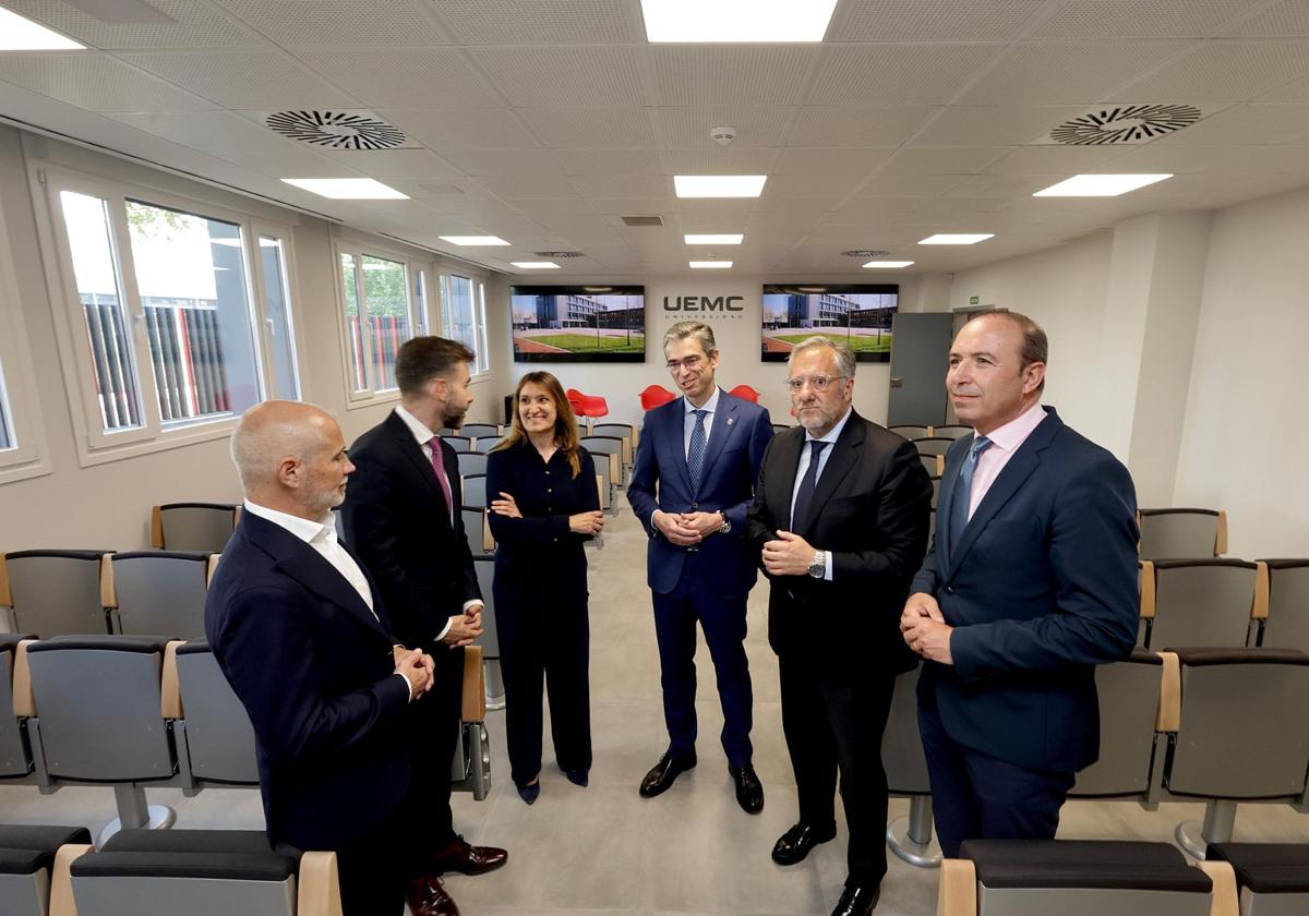 Inauguración de las nuevas instalaciones del campus de la Universidad Europea Miguel de Cervantes, este viernes.
