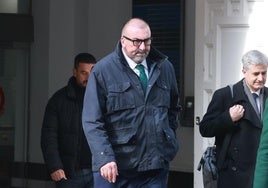 Koldo García sale del Tribunal Supremo después de declarar el pasado mes de diciembre.