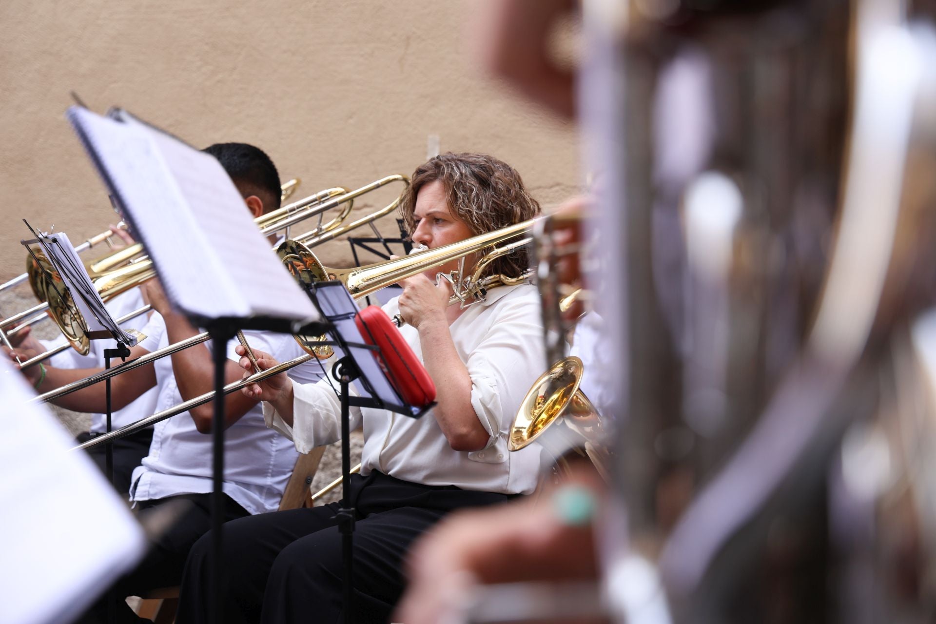 Banda Municipal de Música de Valladolid en la Calle Santiago