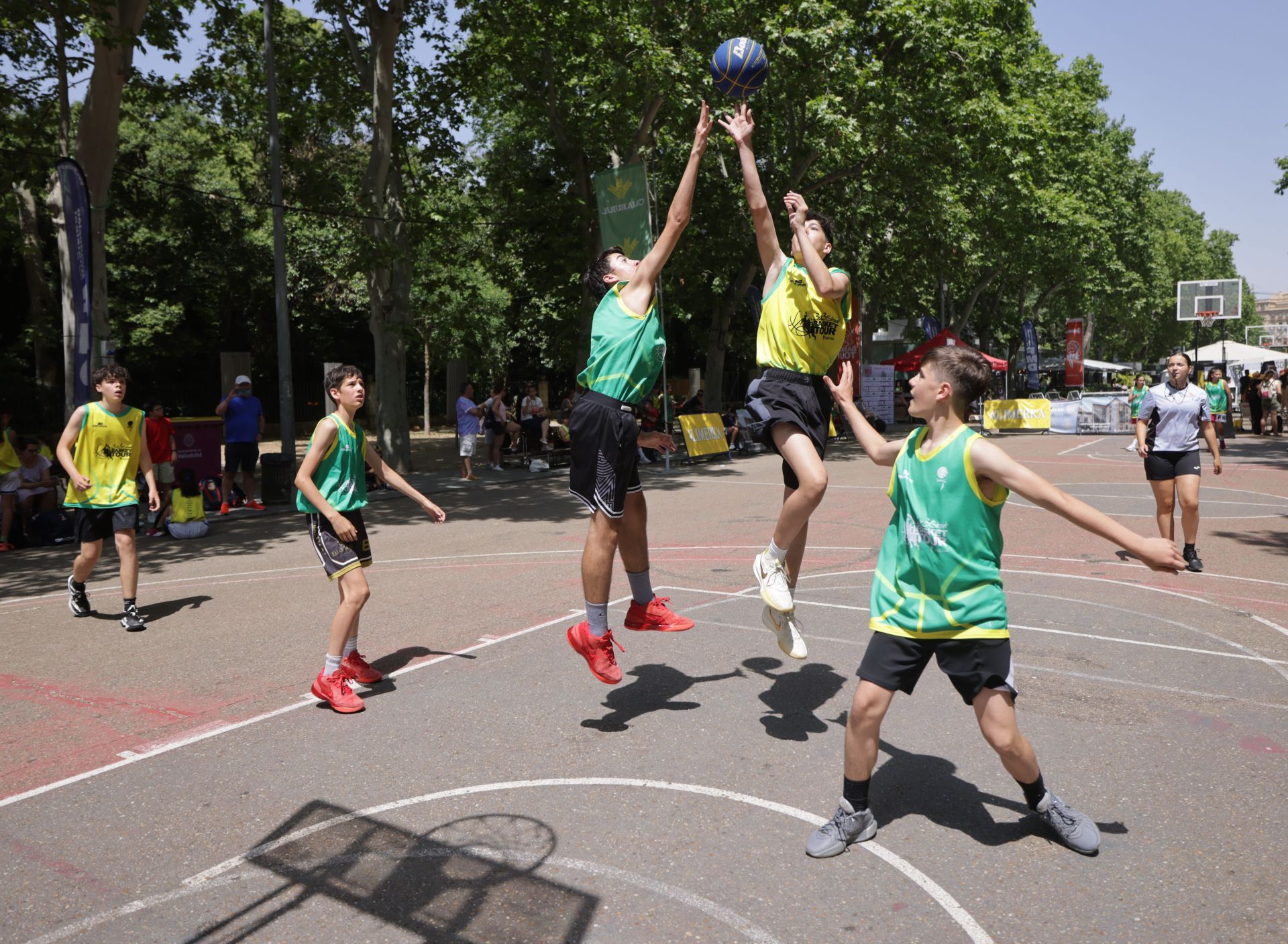 Campeonato de baloncesto 3x3 en Valladolid