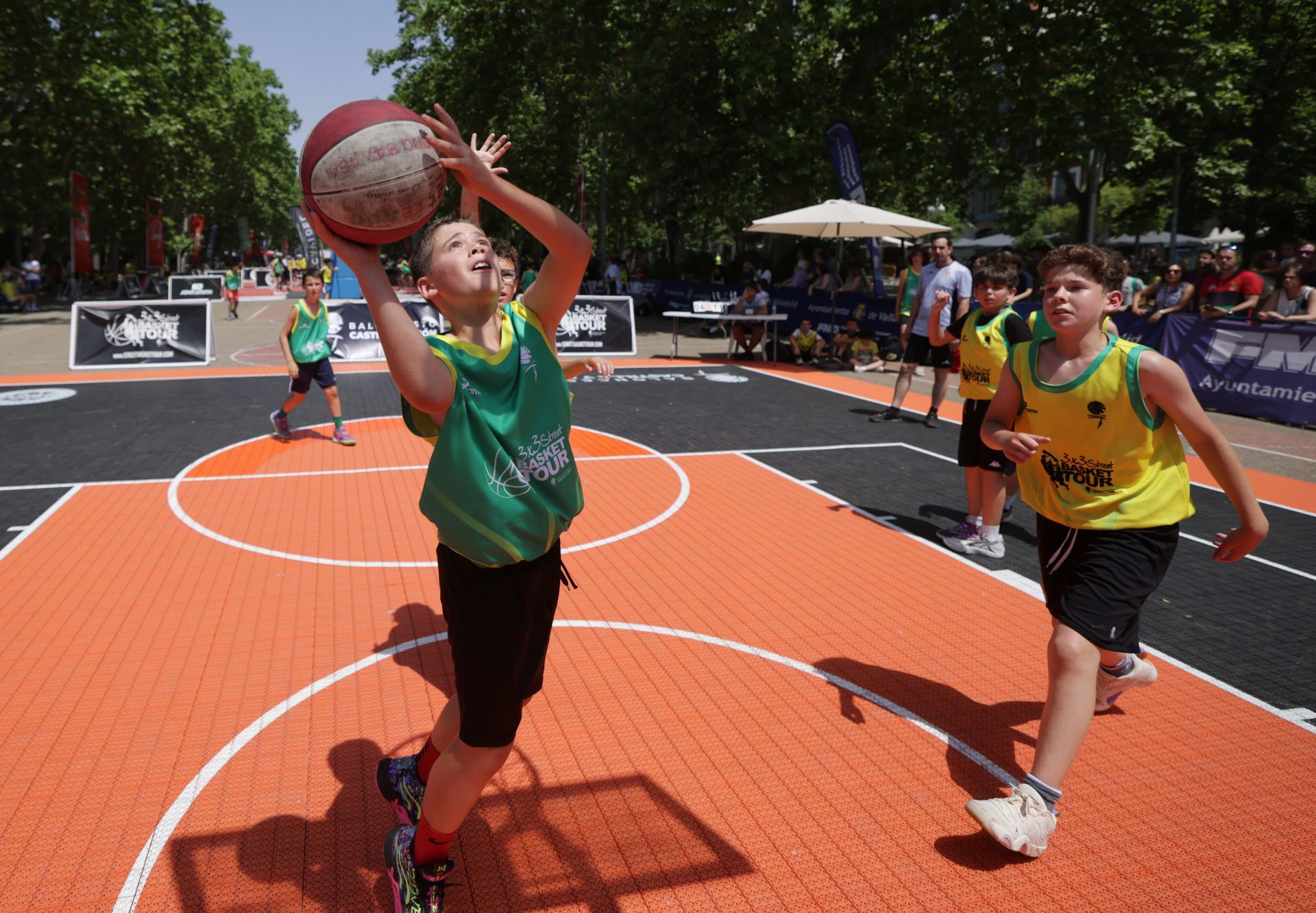 Campeonato de baloncesto 3x3 en Valladolid