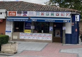 Despacho que ha sellado el boleto ganador de El Millón del Euromillones.
